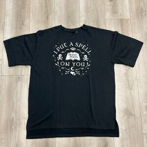 Disney Hocus Pocus I Put A Spell On You Tee T Shirt Size XL Black B14